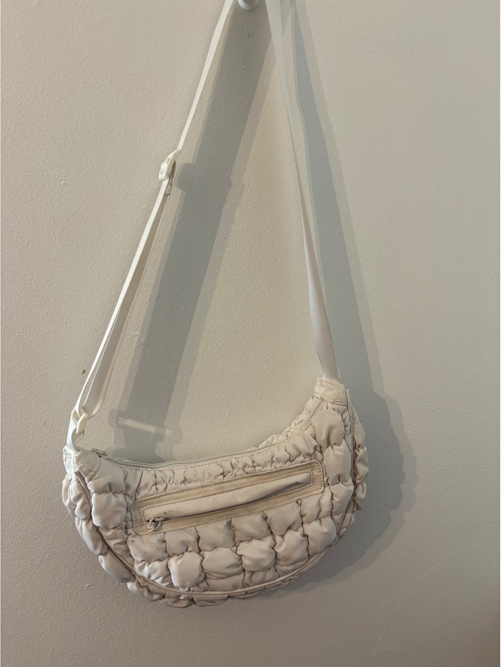 Wild Fable Quilted White Crossbody